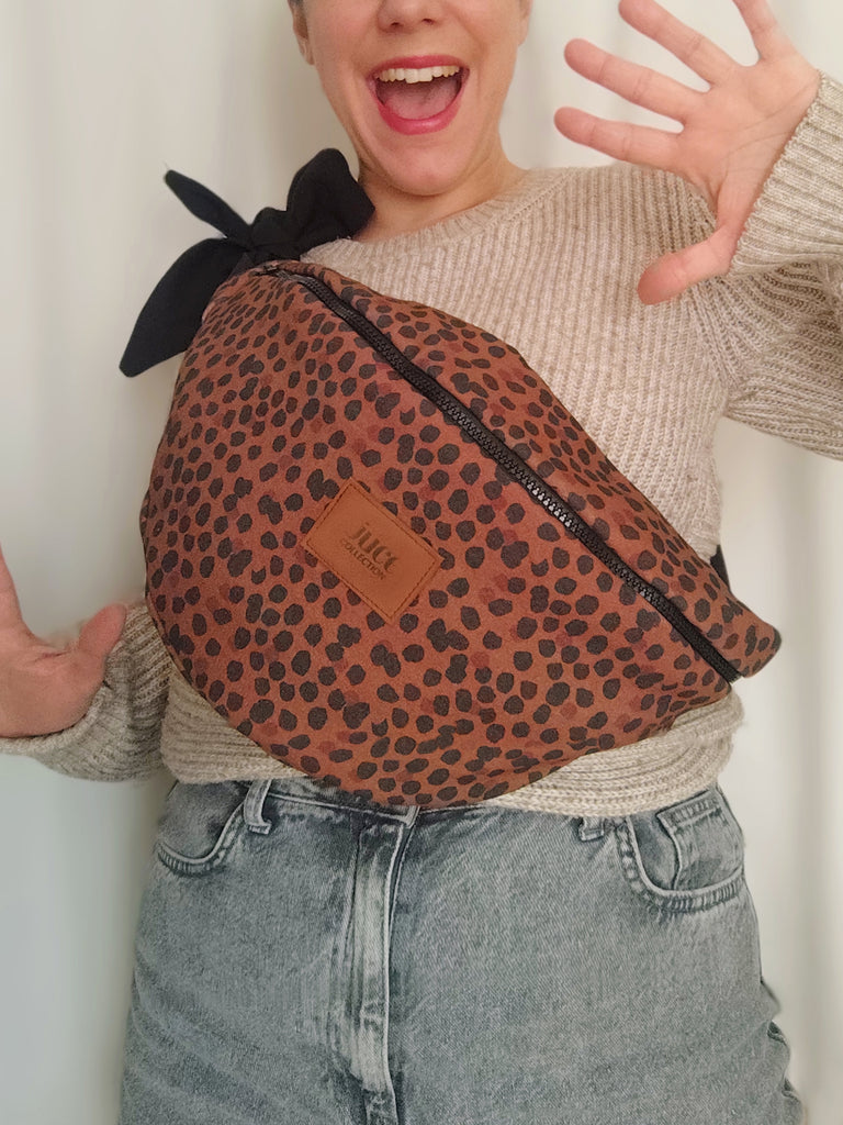 Sac banane imprimé léopard