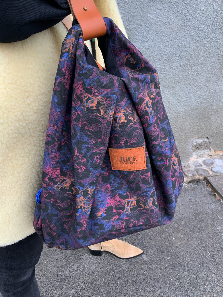 SAC CAMINE -imrpimé Leonne