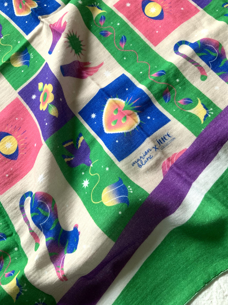 Foulard Dulce imprimé Paulina- JUCE collection