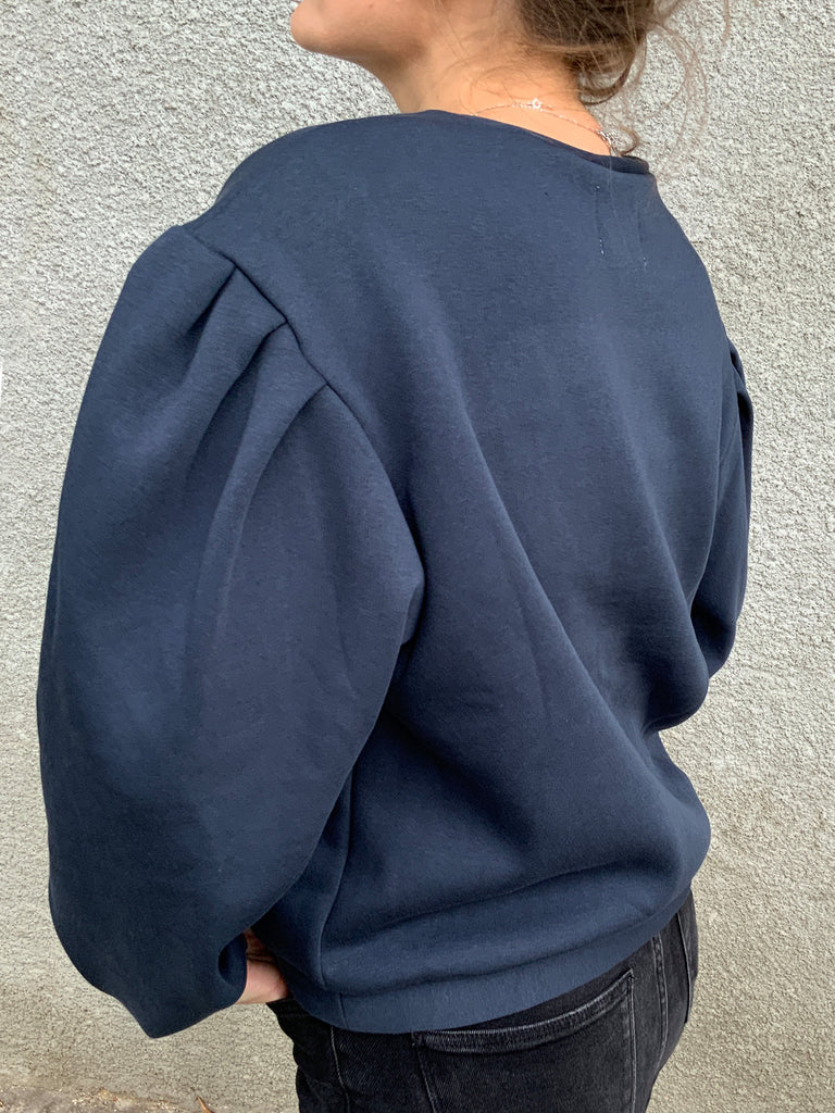 SWEAT FAUVETTE -marine