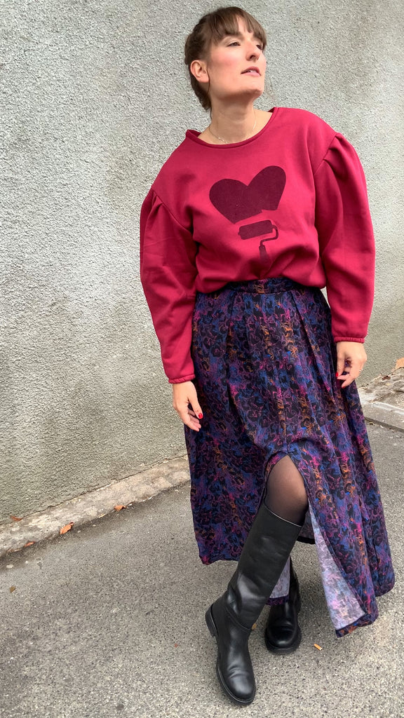 JUPE BACCIO - imprimé Léonne