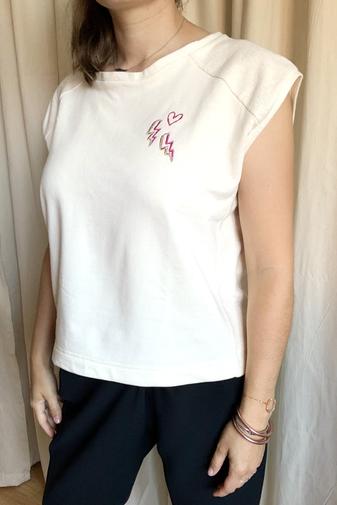 TOP VERSANT écru - JUCE collection