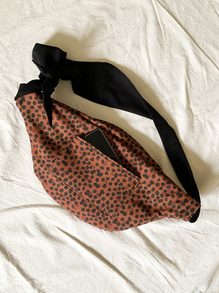 Sac banane imprimé léopard