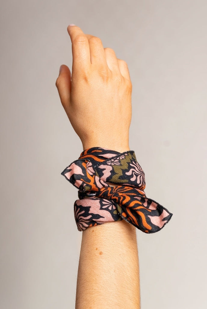 CARRE BANDANA MIRGUE ▪ imprimé Délirium - JUCE collection